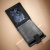 Black Signature Leather Extra Capacity Wallet