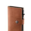 Brown Leather Card Holder Wallet