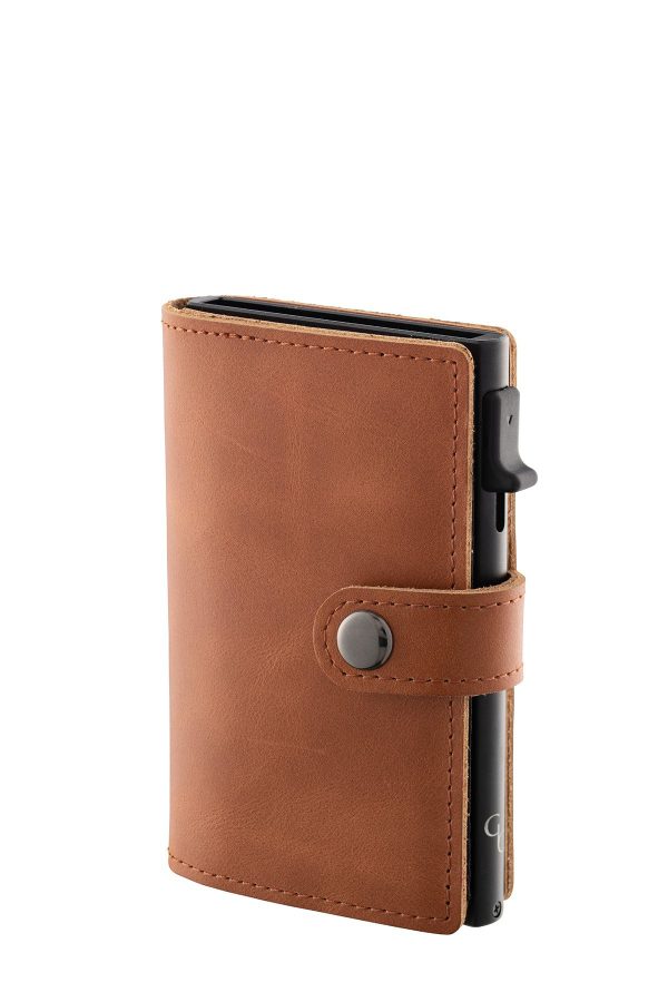 Brown Leather Card Holder Wallet-2