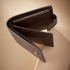 Brown Signature Leather Extra Capacity Wallet