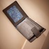 Brown Signature Leather Extra Capacity Wallet