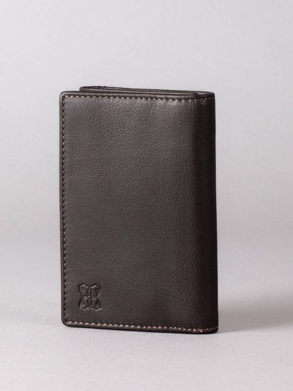 Lakeland Leather Brown Bowston Tri Fold Leather Wallet-1