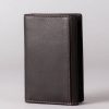 Lakeland Leather Brown Bowston Tri Fold Leather Wallet