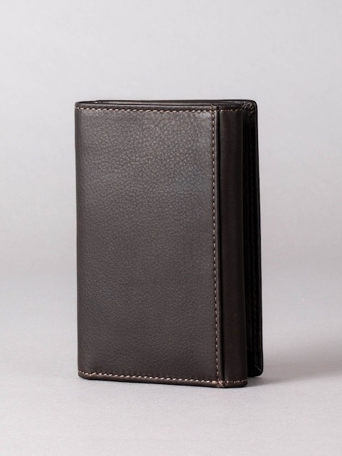 Lakeland Leather Brown Bowston Tri Fold Leather Wallet-2