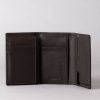 Lakeland Leather Brown Bowston Tri Fold Leather Wallet