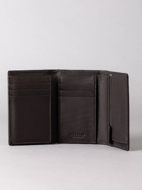 Lakeland Leather Brown Bowston Tri Fold Leather Wallet-3