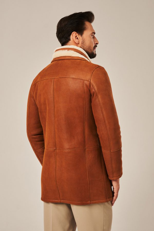 Men’s winter shearling coat-3