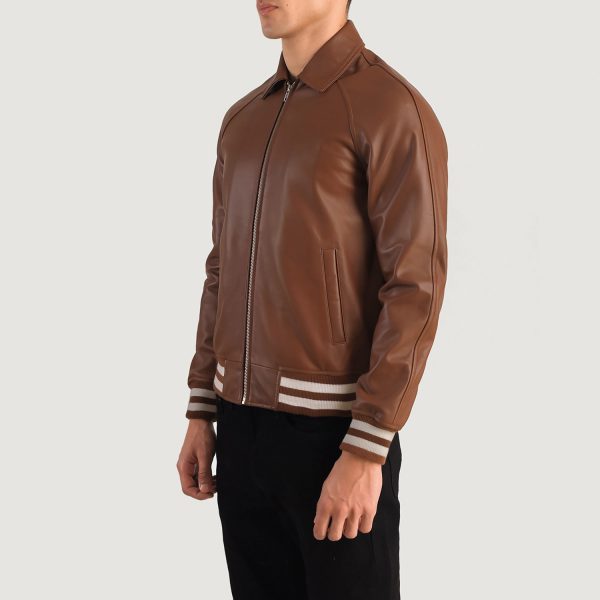 Walton Brown Leather Varsity Jacket (3)