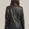 Women's Leather Jacket Ramones Type