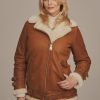 Women's Sheepskin Aviator Jacket