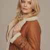 Women's Sheepskin Aviator Jacket