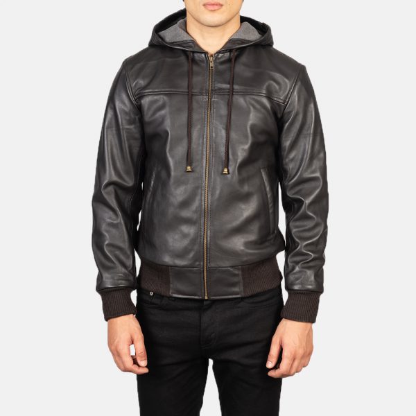 nintenzo-brown-hooded-leather-bomber-jacket-1