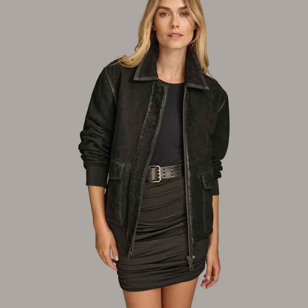 Flora Oversized Bomber